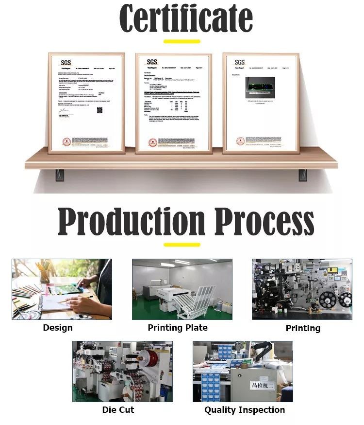 panel sticker factory certificate