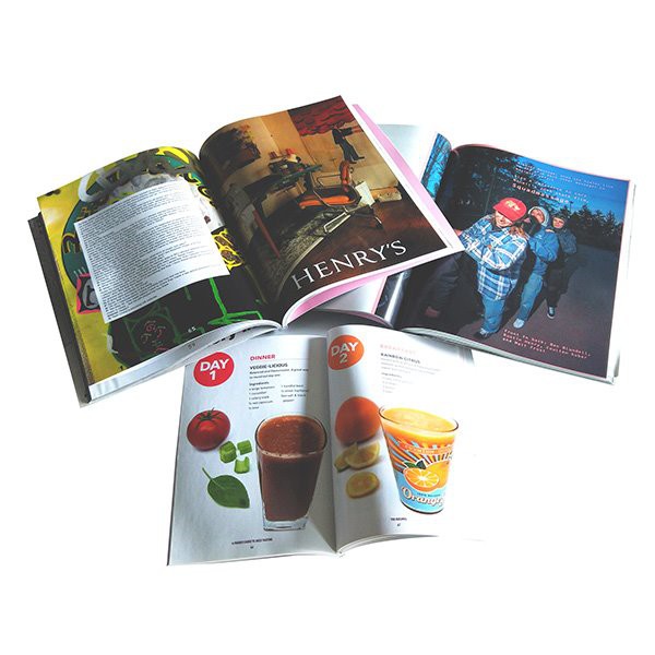 custom Fashionable Magazine Picture Album with Glue Binding