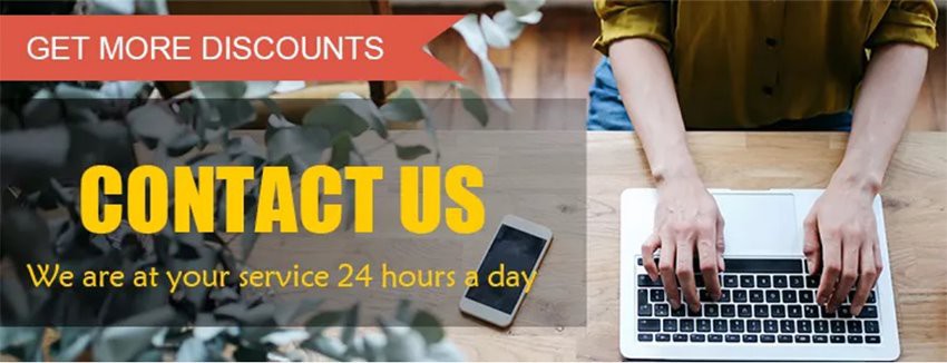 We are at your service 24 hours a day